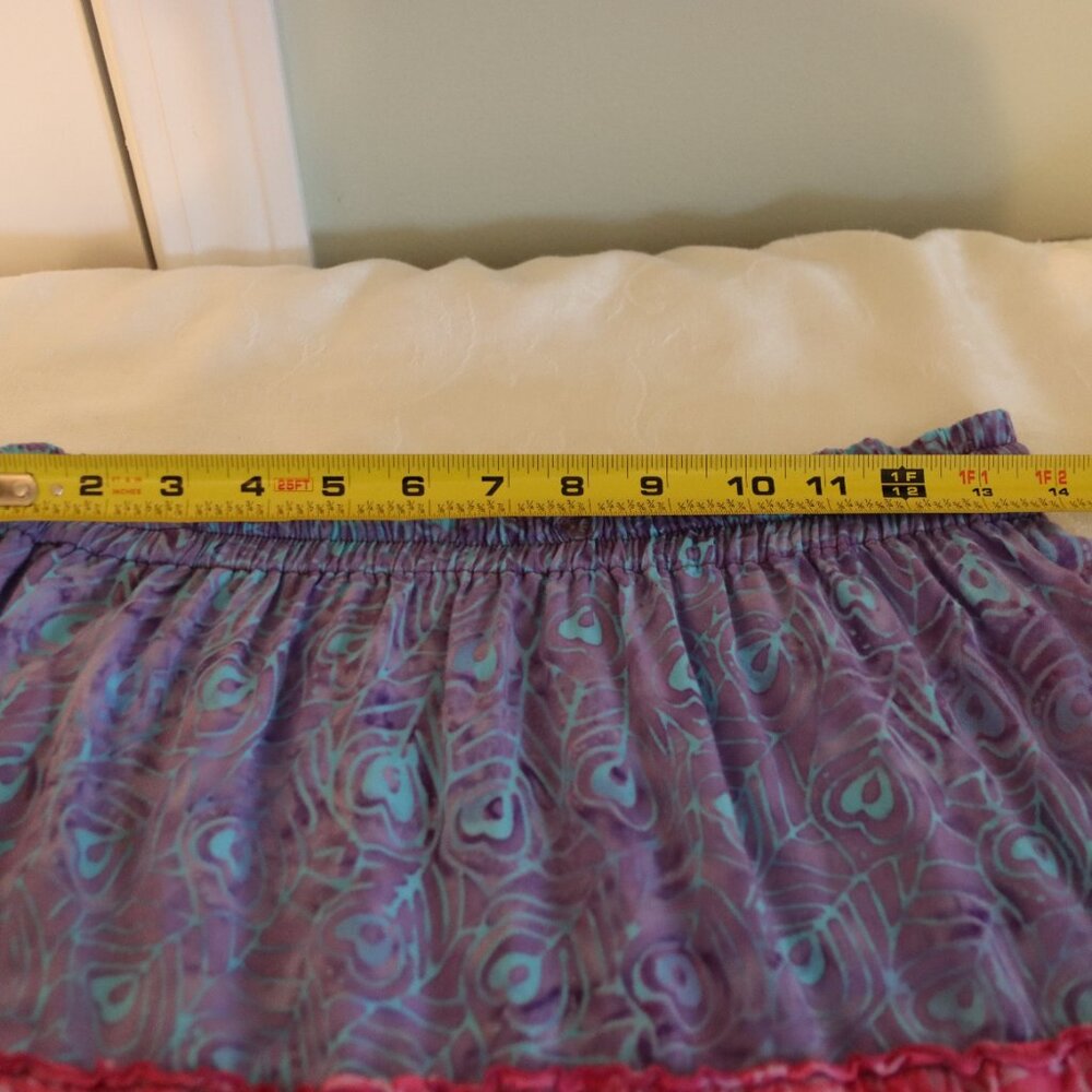 Hand Kreation Skirt One Size Boho, 100% Rayon festival, colorful, casual - Picture 5 of 12